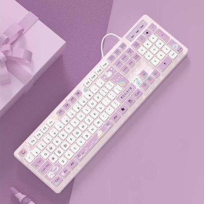 Wired Keyboard for Office PC with Mute Click - ItemBear.com
