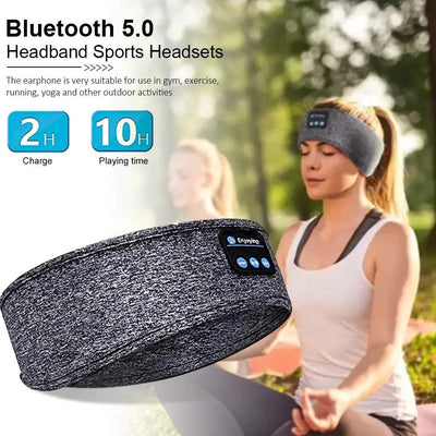 Wireless bluetooth 5.0 Earphones Sleeping Eye Mask Music player / Sports headband Travel Sweatband Headset Speakers Headset2021 - ItemBear.com