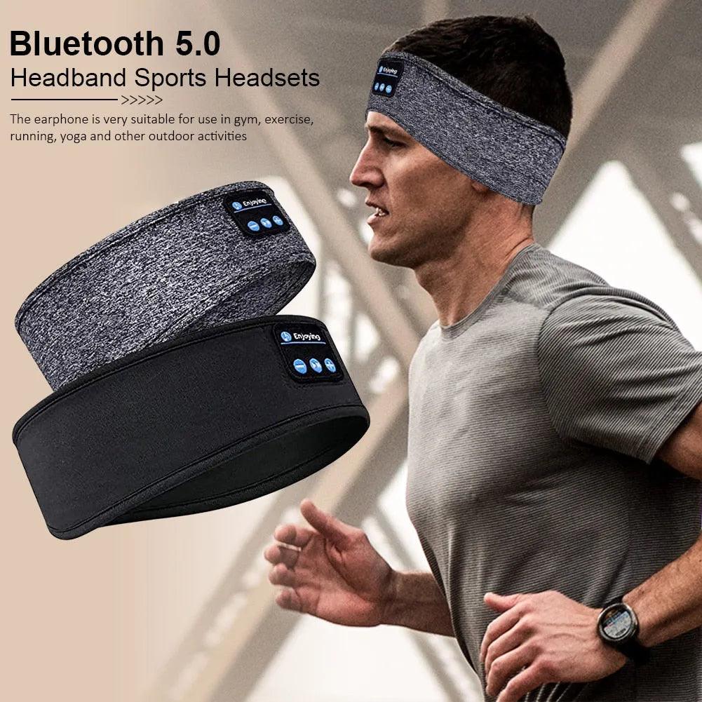 Wireless bluetooth 5.0 Earphones Sleeping Eye Mask Music player / Sports headband Travel Sweatband Headset Speakers Headset2021 - ItemBear.com
