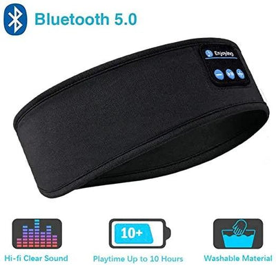 Wireless bluetooth 5.0 Earphones Sleeping Eye Mask Music player / Sports headband Travel Sweatband Headset Speakers Headset2021 - ItemBear.com