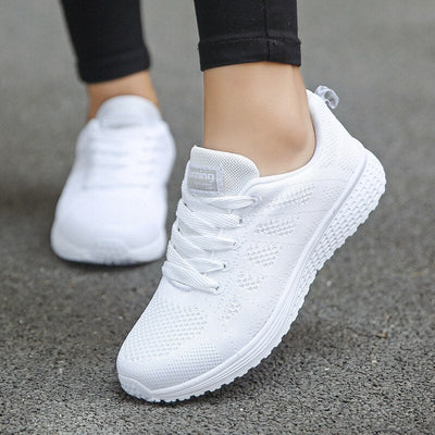 Womens Flats Sneakers Mesh Breathable - ItemBear.com