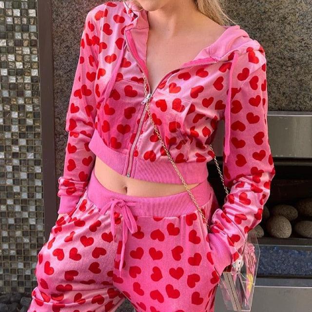 Women's Velvet Zip Up Crop Hoodies - ItemBear.com