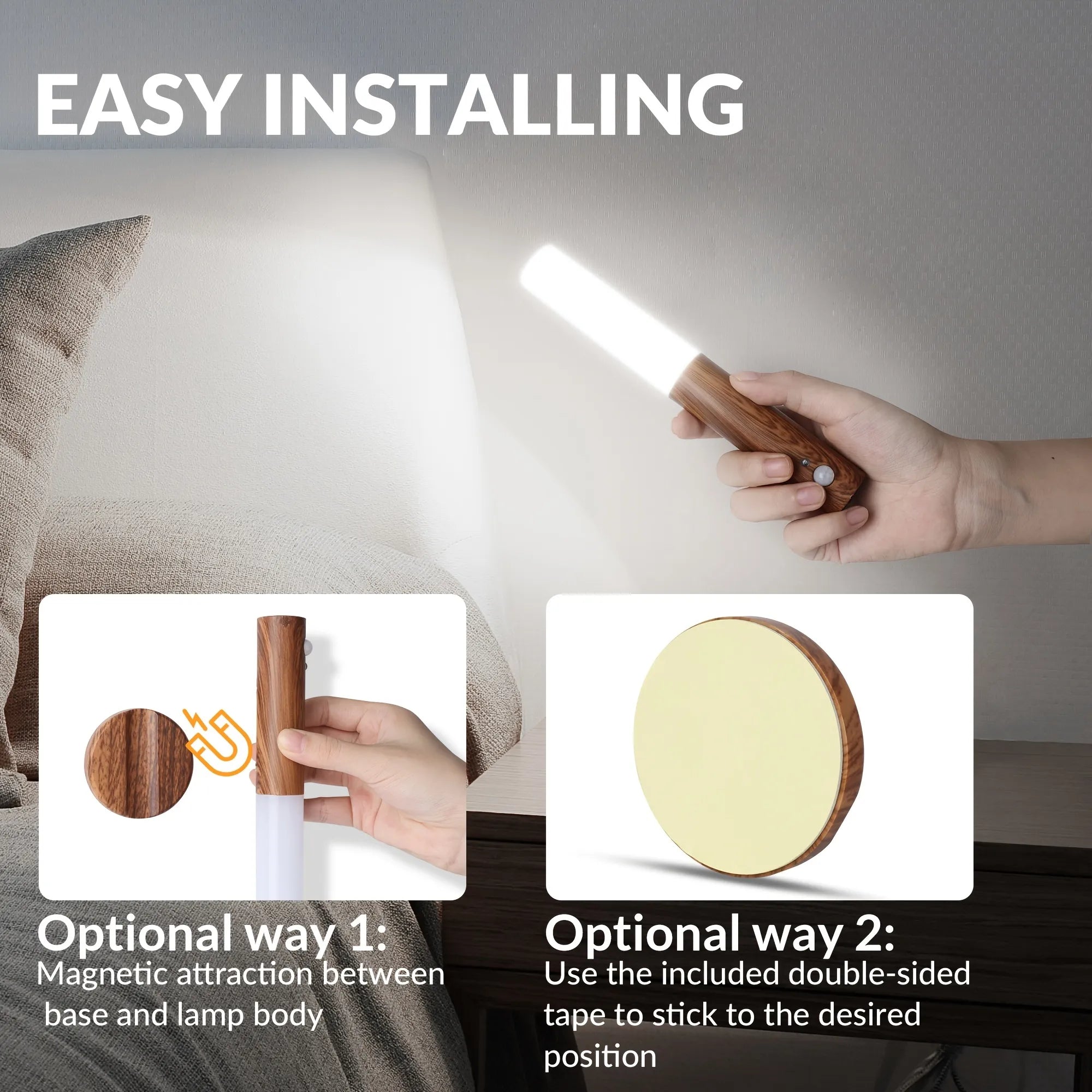 Wood Motion Sensor Light - ItemBear.com