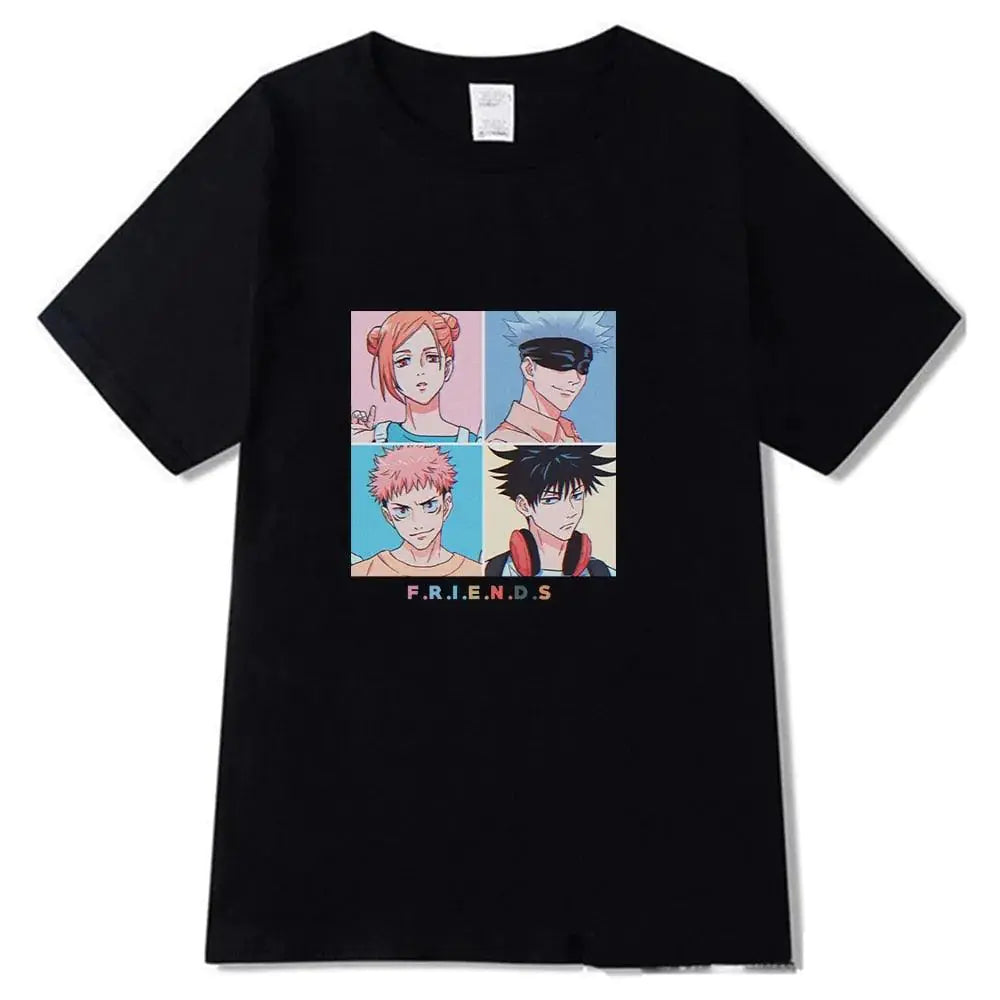 Jujutsu Kaisen T Shirt Men Japanese Anime T-shirt Tops Unisex Male