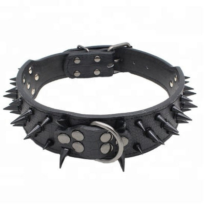 Spiked Studded Leather Collars - ItemBear.com
